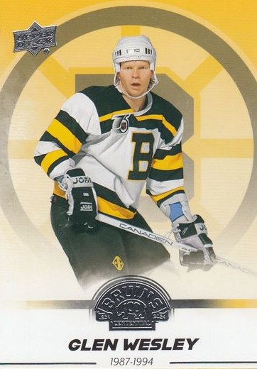 řadová karta GLEN WESLEY 23-24 UD Boston Bruins Centennial číslo 87